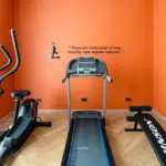 Cardio equipment inside Blu Gym at Blu Monkey Hub & Hotel Bangsaen